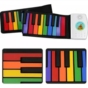 Piano Multifunción Plegable de Goma